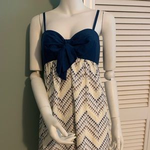 BCBG Max Azria Cotton Eyelet Dress